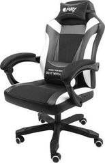 Комп'ютерне крісло для геймера Fury Avenger M+ Black/White