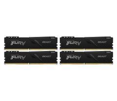 Память для настольных компьютеров Kingston Fury 128 GB (4x32GB) DDR4 3600 MHz Beast Black (KF436C18BBK4/128)