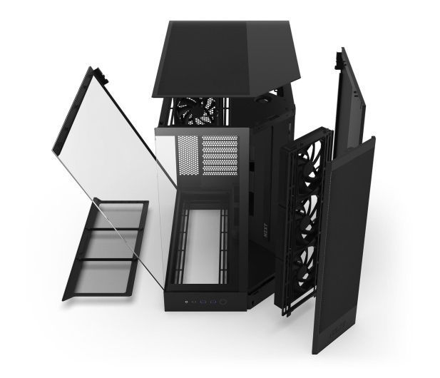 Корпус Nzxt H9 Flow Black (CM-H92FB-01)