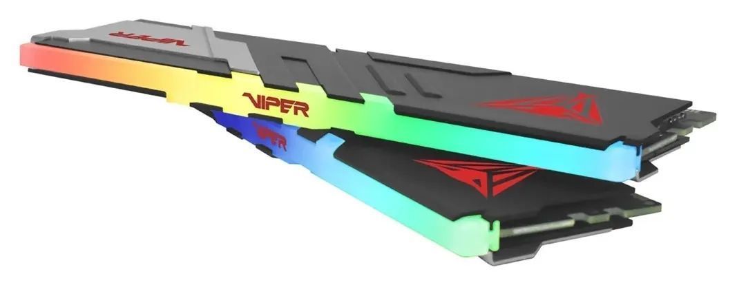 Пам'ять для настільних комп'ютерів Patriot 16 GB (2x8GB) DDR5 6000 MHz Viper Venom RGB (PVVR516G600C36K)
