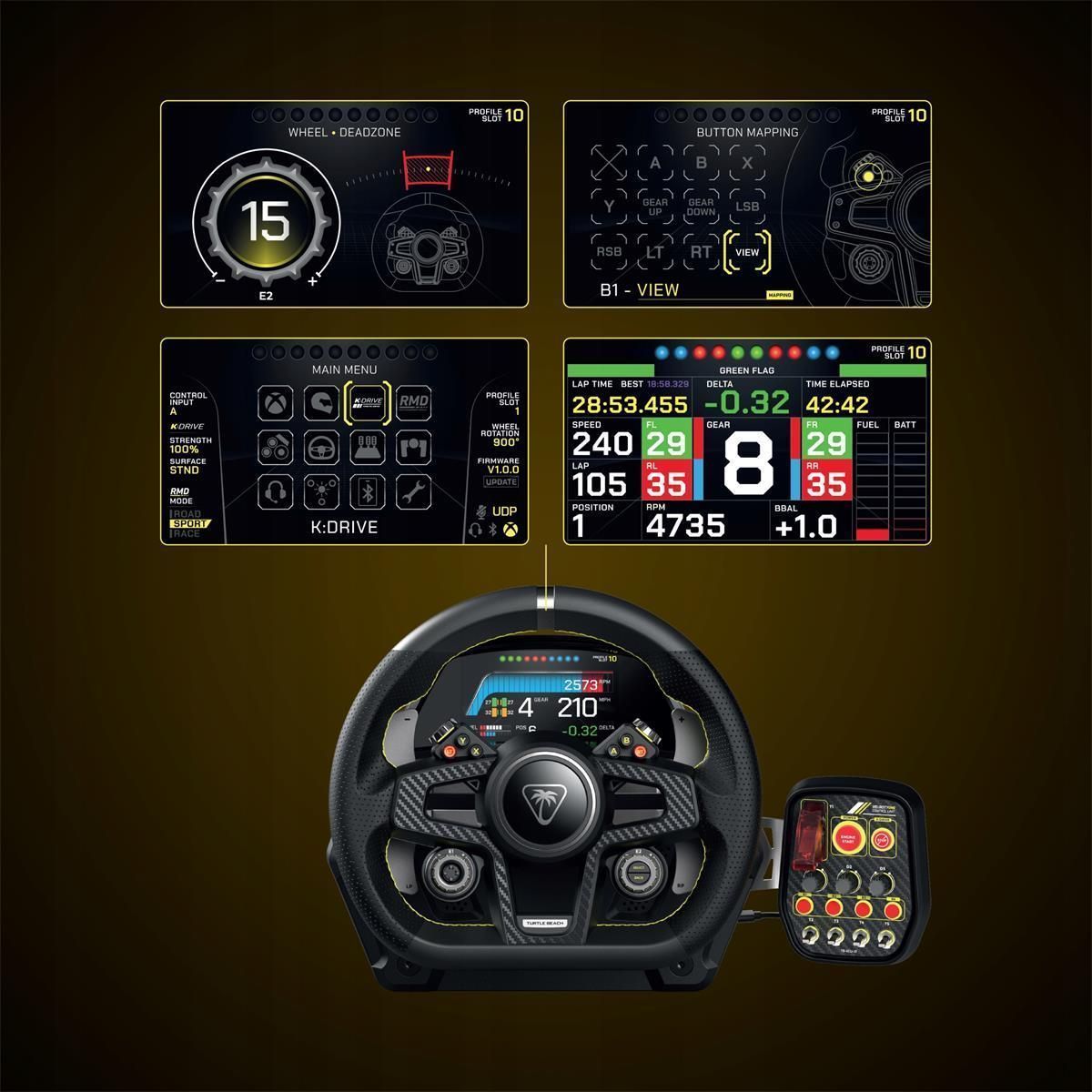 Комплект (кермо, педалі) Turtle Beach VelocityOne Race (TBS-072605)