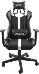 Компьютерное кресло для геймера Fury Avenger XL Black/White