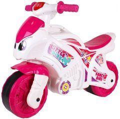 Детская каталка TechnoK Мотоцикл White & Pink (6368)