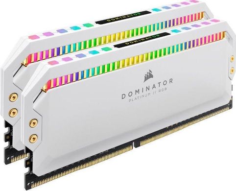 Пам'ять для настільних комп'ютерів Corsair Dominator Platinum DDR4 16 GB 3200MHz CL16 (CMT16GX4M2C3200C16W)