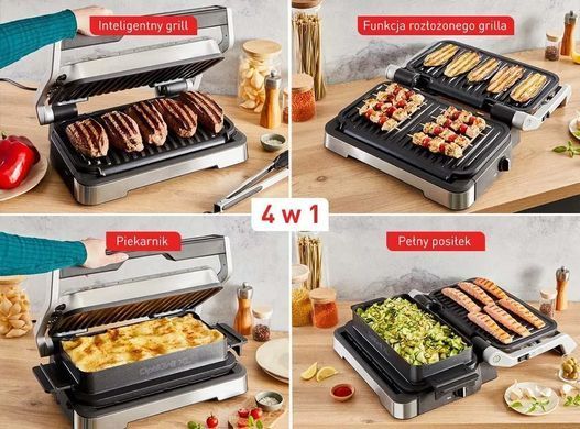 Электрогриль прижимной Tefal OptiGrill 4in1 XL GC784D30