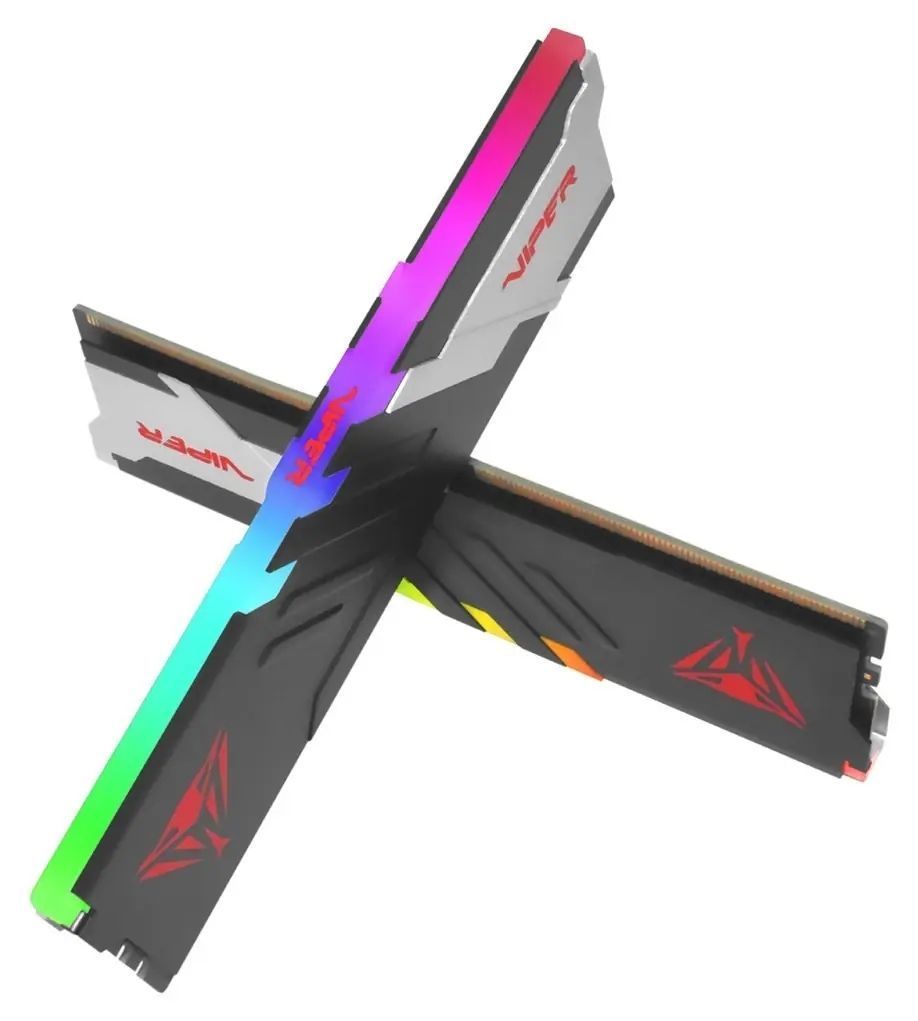 Пам'ять для настільних комп'ютерів Patriot 16 GB (2x8GB) DDR5 6000 MHz Viper Venom RGB (PVVR516G600C36K)