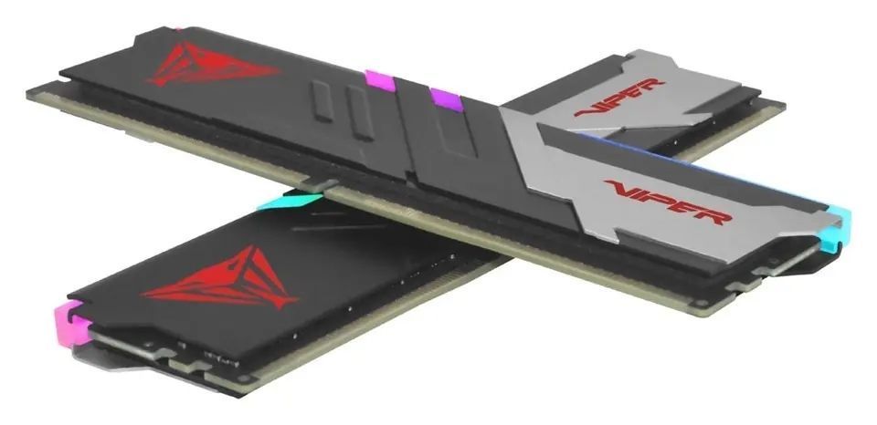 Пам'ять для настільних комп'ютерів Patriot 16 GB (2x8GB) DDR5 6000 MHz Viper Venom RGB (PVVR516G600C36K)