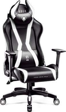 Комп'ютерне крісло для геймера Diablo Chairs X-Horn XLarge Black/White