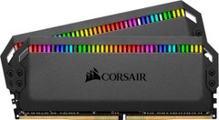 Пам'ять для настільних комп'ютерів Corsair 16 GB (2x8GB) DDR4 3200 MHz Dominator Platinum RGB Black (CMT16GX4M2E3200C16)