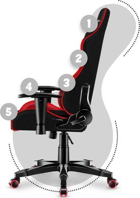 Компьютерное кресло для геймера Huzaro Ranger 6.0 Red Mesh