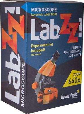 Мікроскоп оптичний Levenhuk Labzz M101 orange