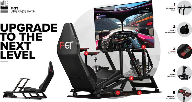 Крісло для ігрових приставок Next Level Racing F-GT (NLR-S010)