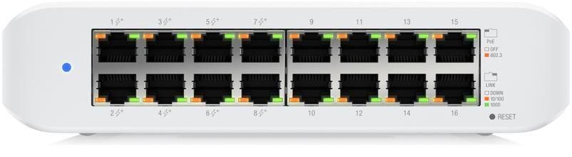 Коммутатор управляемый уровня 2 Ubiquiti UniFi Switch Lite 16 PoE USW-Lite-16-PoE