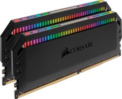 Память для настольных компьютеров Corsair 16 GB (2x8GB) DDR4 3200 MHz Dominator Platinum RGB Black