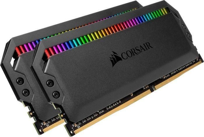 Память для настольных компьютеров Corsair 16 GB (2x8GB) DDR4 3200MHz Dominator Platinum RGB Black (CMT16GX4M2Z3200C16)
