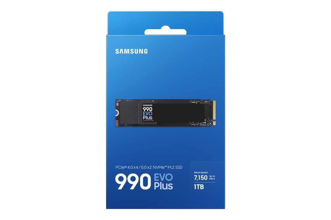 SSD накопитель Samsung 990 Evo Plus 1 TB (MZ-V9S1T0BW)