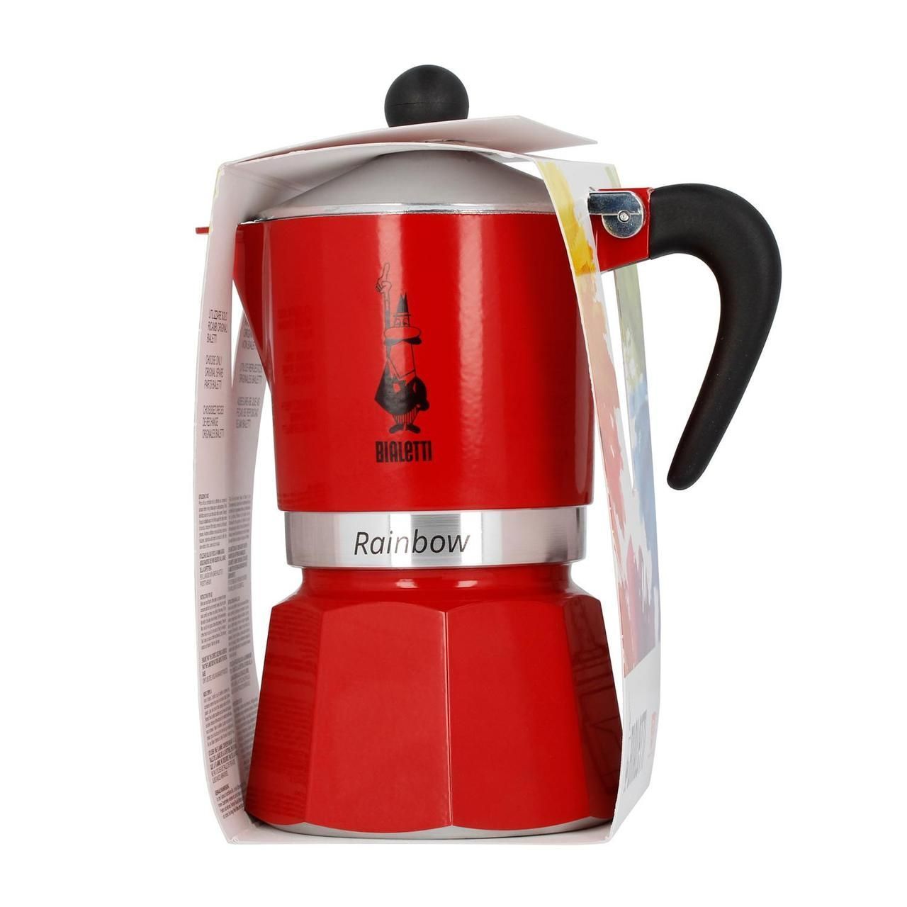 Кавоварка гейзерна Bialetti Rainbow 3tz Red