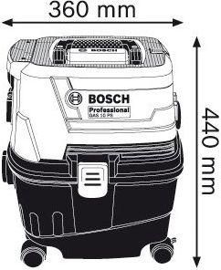 Будівельний пилосос Bosch GAS 15 PS (06019E5100)