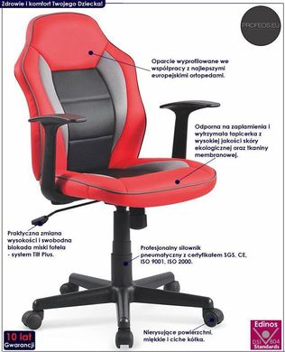 Офісне крісло Profeos Nomer Red
