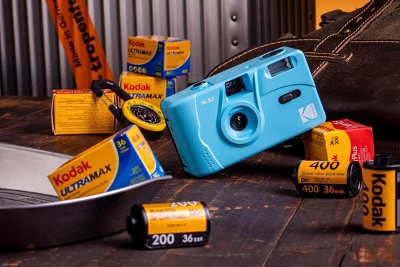 Фотокамера миттєвого друку Kodak Reusable Camera 35mm Blue