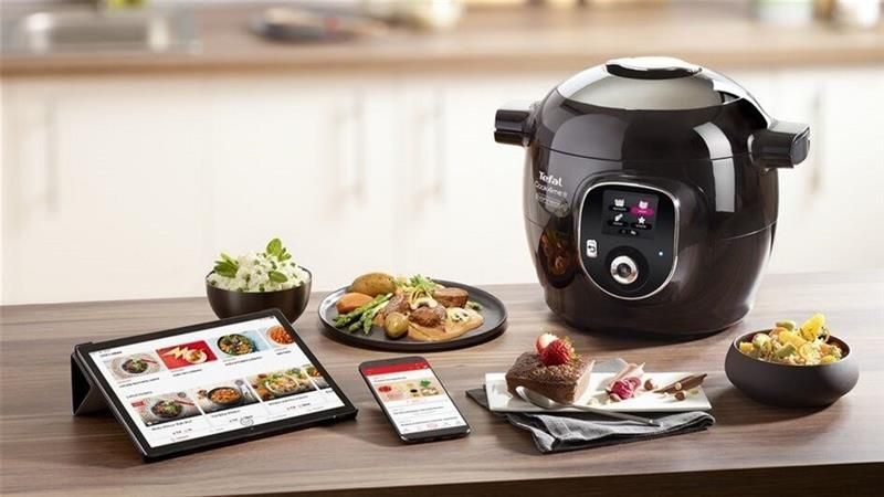 Мультиварка - скороварка Tefal COOK4ME + Connect CY855830