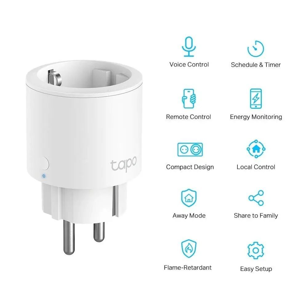 Умная розетка TP-Link Tapo P115 1-pack