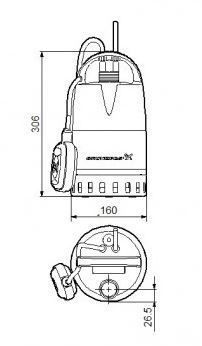 Погружной дренажный насос Grundfos Unilift CC5-A1 (96280966)