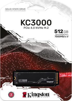 SSD накопитель Kingston KC3000 512 GB (SKC3000S/512G)
