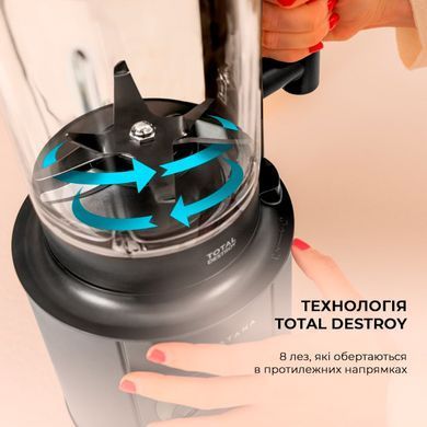 Блендер стаціонарний Cecotec Grand Katana 2700MAX Total Destroy Screen B (CCTC-03986)
