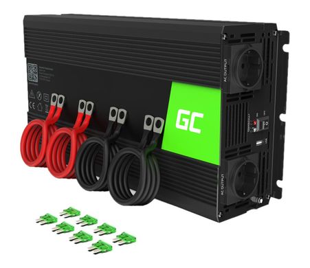 Перетворювач DC-AC Green Cell INV20 24V/230V 2000/4000W