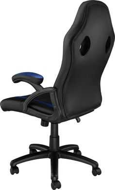 Комп'ютерне крісло для геймера Tectake Goodman Black-Blue (403491)