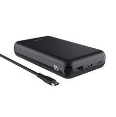Внешний аккумулятор (павербанк) Trust Laro 20000mAh 100W Black (25240)