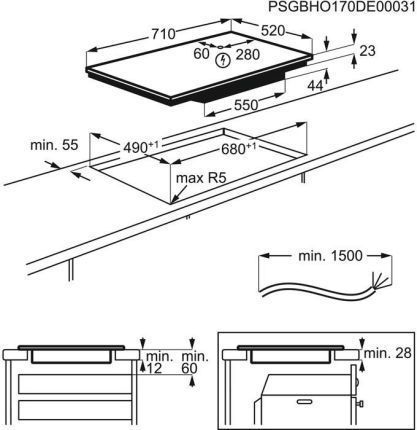 Варочная поверхность электрическая Electrolux EIV7348S