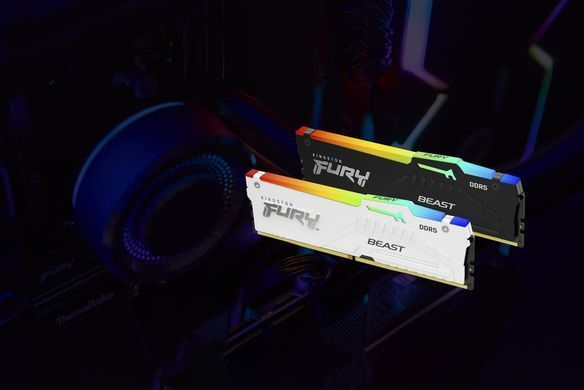 Память для настольных компьютеров Kingston Fury 64GB (2x32GB) DDR5 6000MHz Beast RGB EXPO (KF560C30BBEAK2-64)