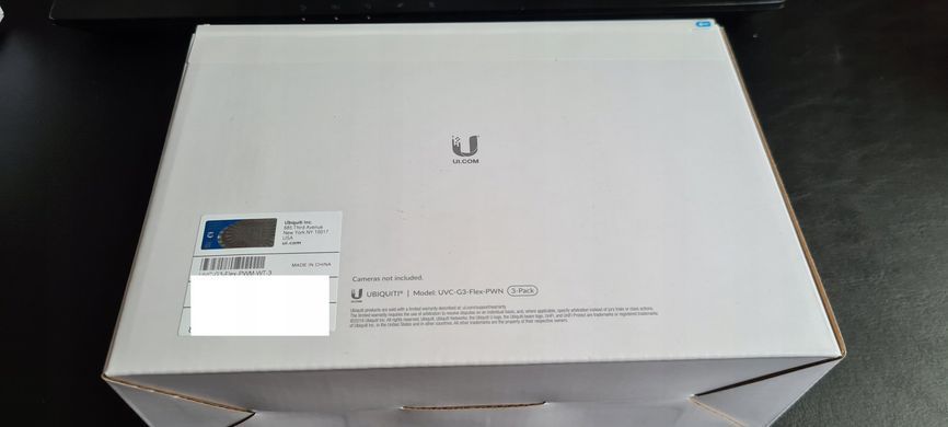 IP-камера відеоспостереження Ubiquiti UniFi 3-Pack (UVC-G3-Flex-PWM-WT-3)