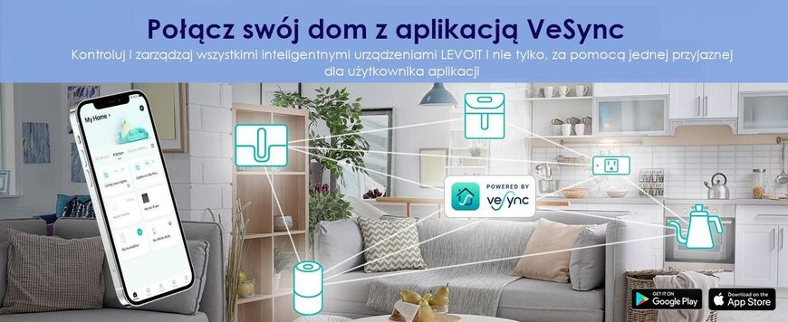 Очищувач повітря Levoit Smart Air Purifier Core 200S White (HEAPAPLVSEU0064)