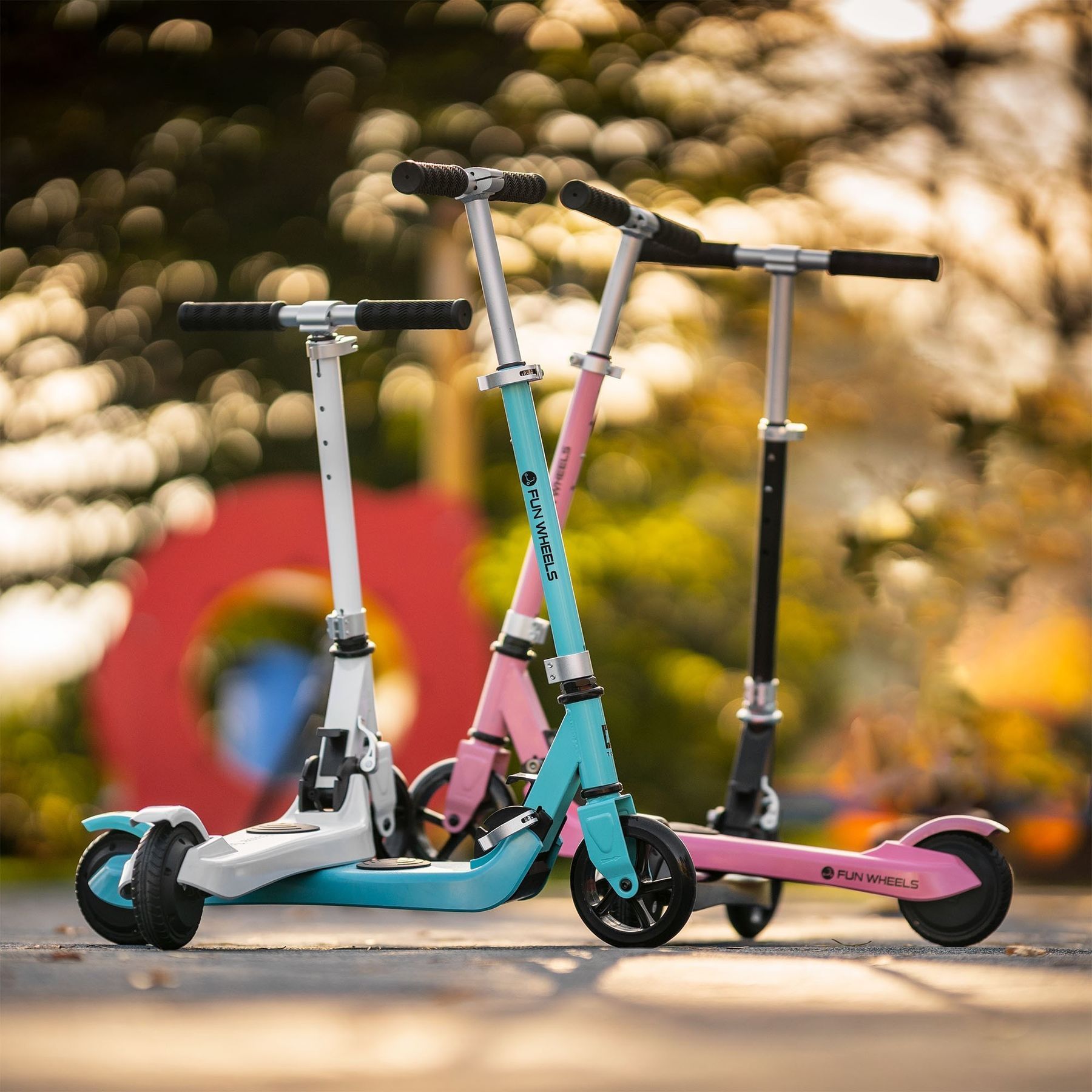 Электросамокат Rebel Fun Wheels Blue