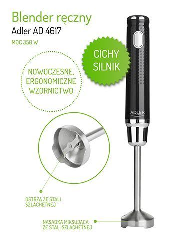 Блендер погружной Adler AD 4617 Black