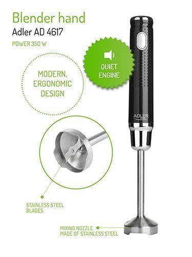 Блендер погружной Adler AD 4617 Black
