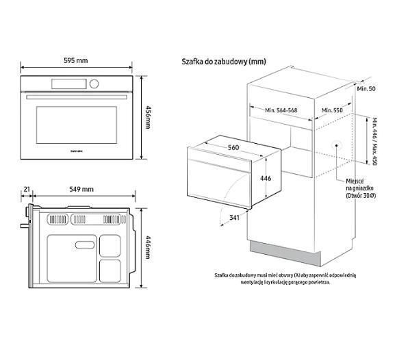 Духовка електрична Samsung NQ5B6753CAK