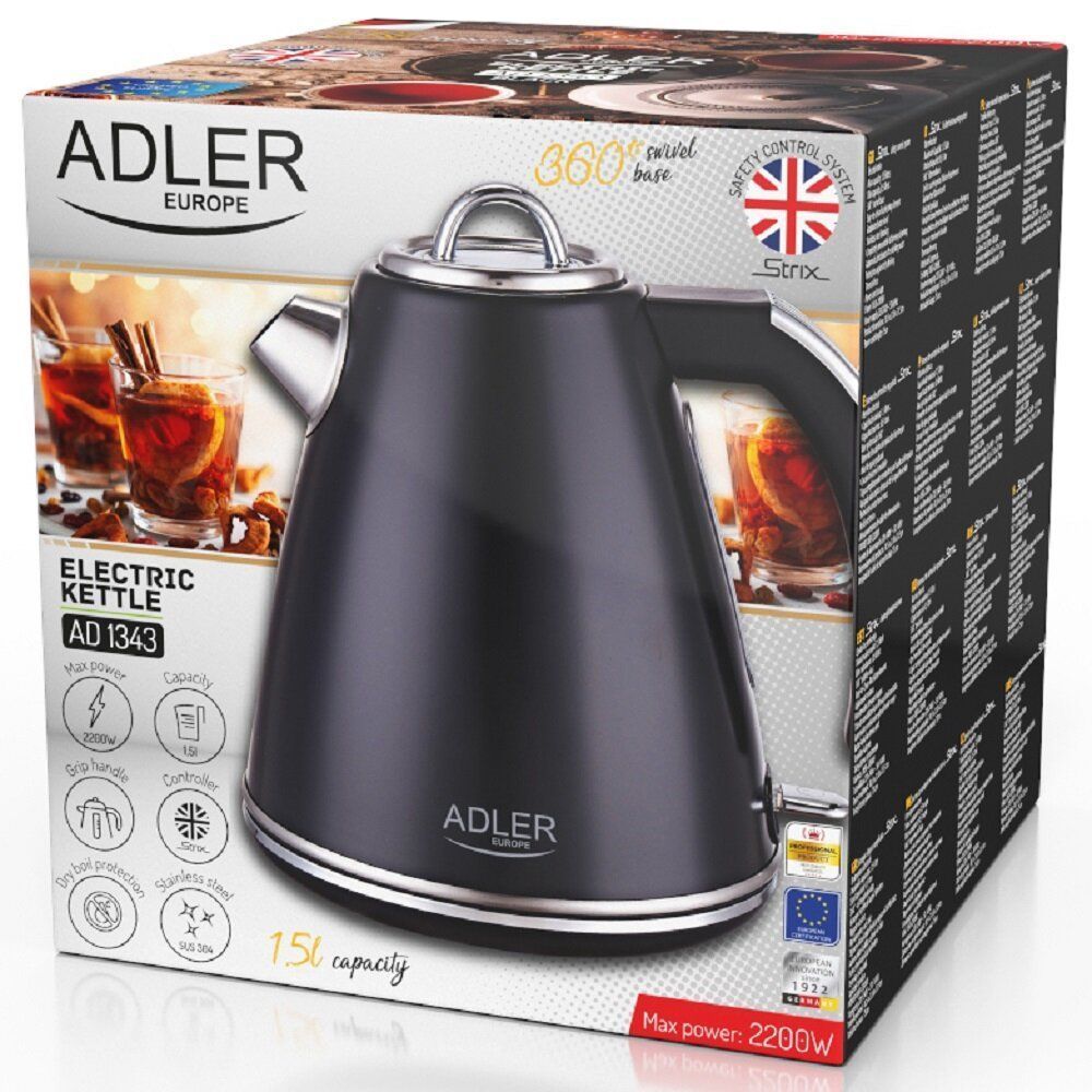Електрочайник Adler AD 1343 Black