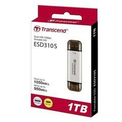 SSD накопичувач Transcend ESD310 1 TB Silver (TS1TESD310S)