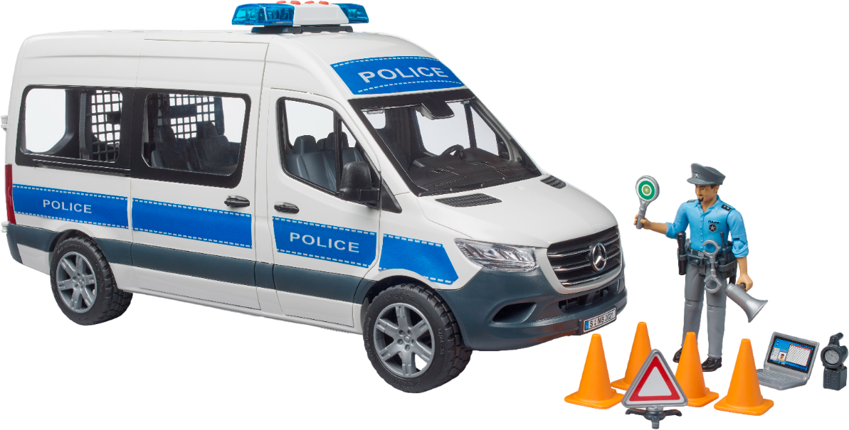Іграшкова поліцейська машина Bruder Поліцейське авто MB Sprinter (02683)