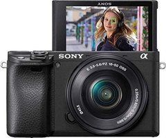 Бездзеркальний фотоапарат Sony Alpha A6400 kit (16-50mm) Black (ILCE6400LB.CEC)